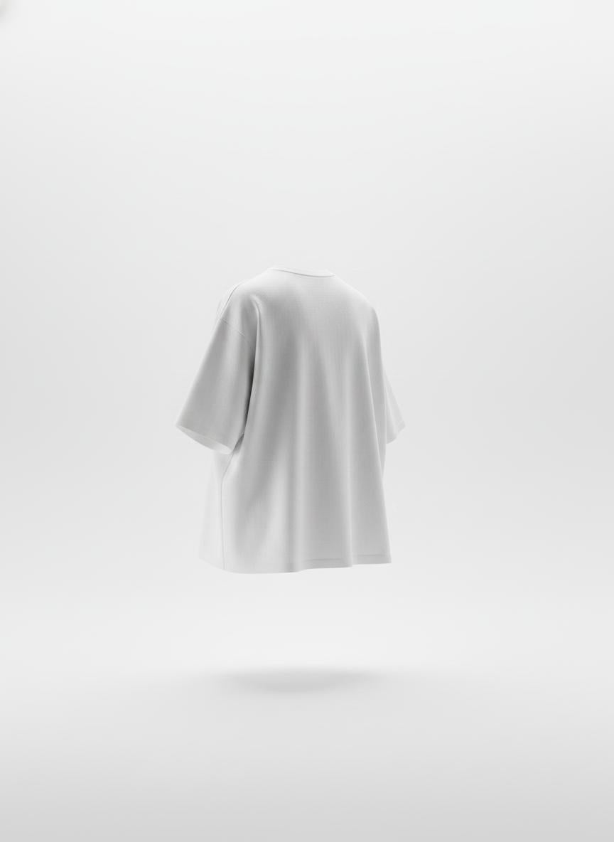 White Boxy T-Shirt for Men