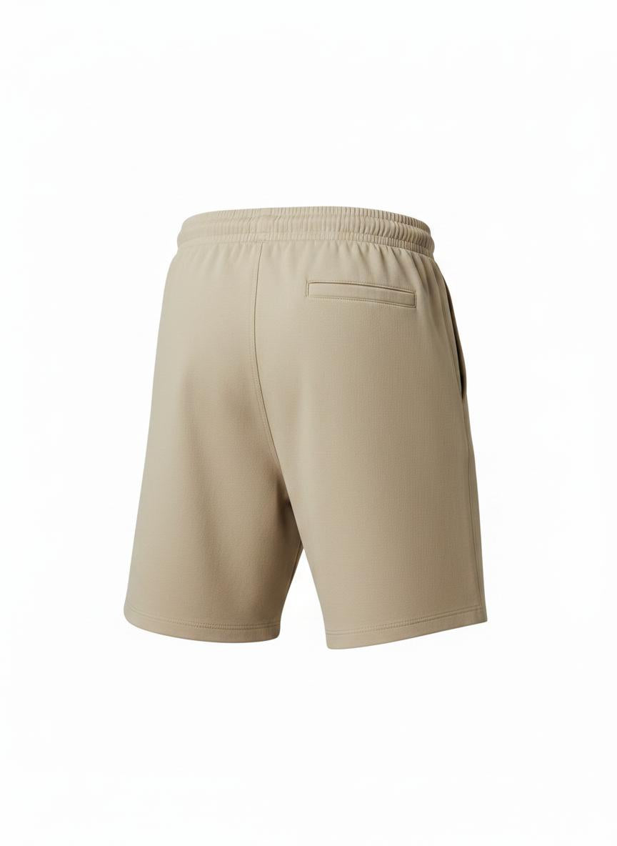 Beige Drawstring Short for Men