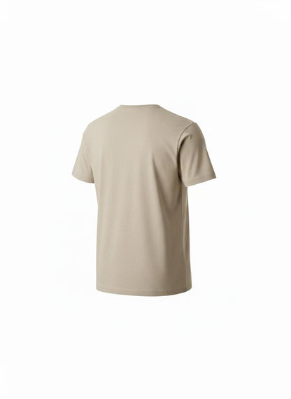 Beige Pocket T-Shirt for Men