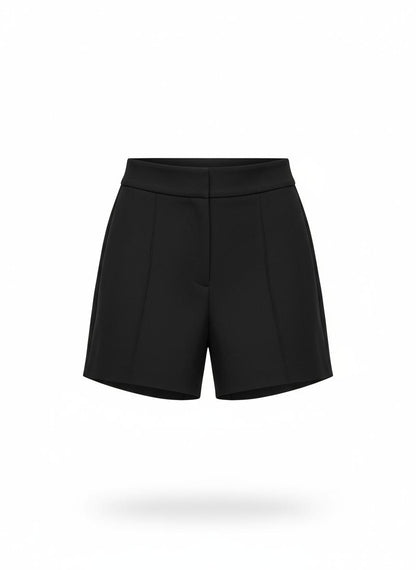Black High-Waist Short for Women