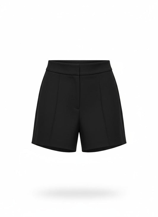 Black High-Waist Short for Women