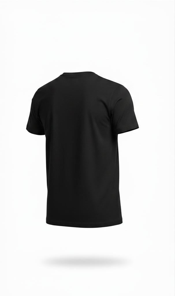 Black Minimalist T-Shirt for Men