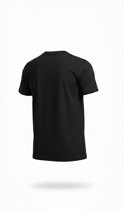 Black Minimalist T-Shirt for Men