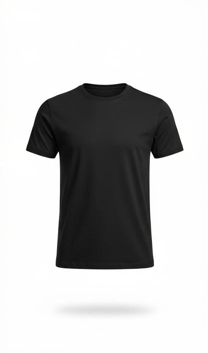 Black Minimalist T-Shirt for Men