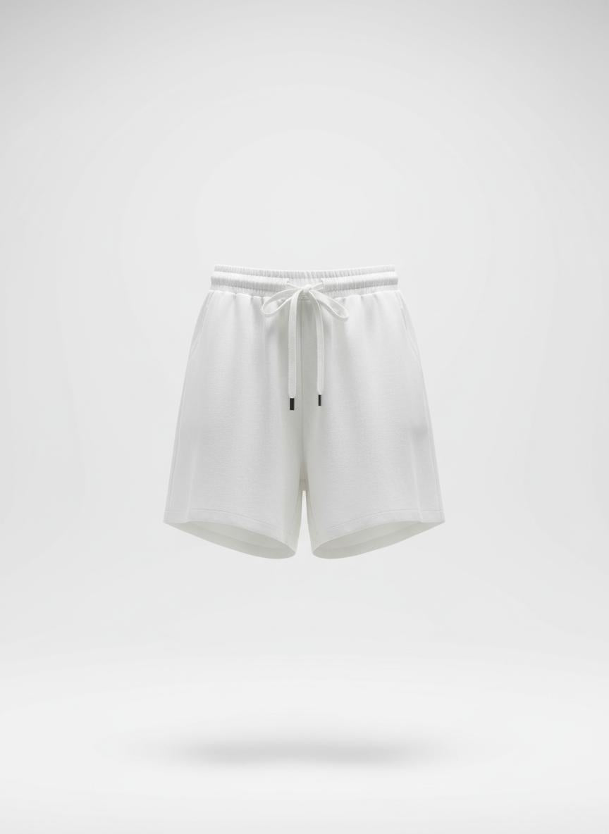 White Relaxed Short for Women