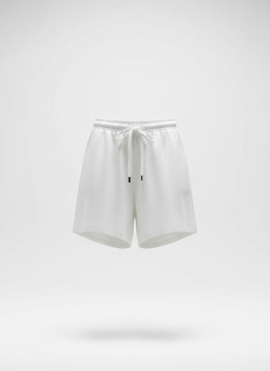 White Relaxed Short for Women