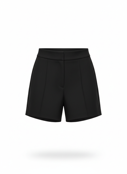 Black High-Waist Short for Women