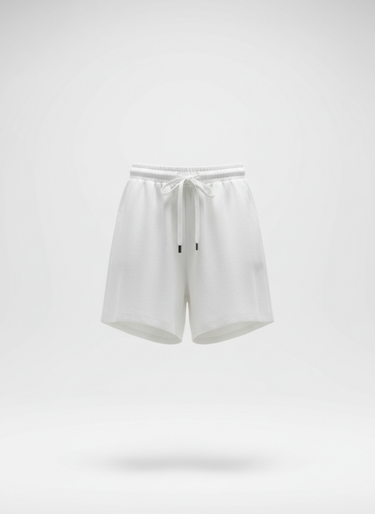 White Relaxed Short for Women